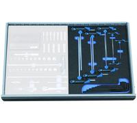GEDORE 2005 CT2-DT 2142 Jeu de tournevis coudés dans un module Check-Tool, 17...