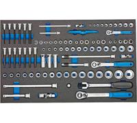GEDORE 2005 CT4-U-20 Jeu de douilles 1/4"-3/8"-1/2" en module Check-Tool, 91 pièces, 2016257