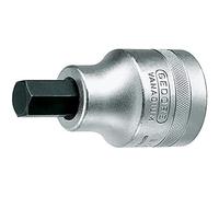 Gedore 21 DIN7422 Embout de tournevis, carré, hexagonal, 62,5 cm, 17 mm (1), 6181010