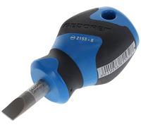 Gedore 2153 8 pour l'atelier Tournevis pour vis à fente Largeur de la lame: 8 mm Longueur de la lame: 25 mm