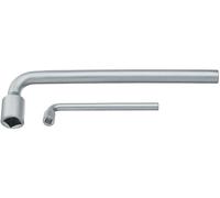 Gedore Clé à pipe 25 V 8 6194770, 8 mm, carré, 150 mm, acier chromé