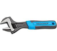 Gedore Clé à molette 12" réglable, phosphatée avec poignée plastique – 1 pièce