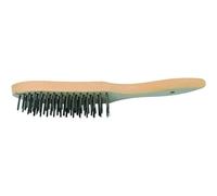 Gedore Brosse métallique 646 – 6 rangées – manche bois 290 mm – 1 pièce