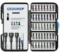 Gedore 666-045 Jeu d'embouts 45 pièces 1/4\ (6.3 mm)