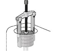 Gedore 8001710 Extracteur Plage de serrage (détails) 130 mm-250 mm Nombre de crochets 6