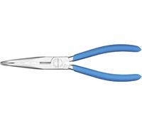 Gedore 8132 AB-200 TC pour latelier Pince plate à becs ronds coudée à 45° Acier de traitement 197 mm