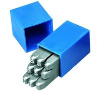 Gedore 8605140 Jeu de poinçons chiffres Hauteur des caractères: 6 mm