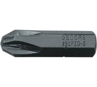 Gedore 890 PZD 3 6553410 Embout cruciforme PZ 3 Acier Chrome-Vanadium spécial bruni C 8