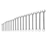 GEDORE Assortiment de clés mixtes, 17 pièces, Tailles 6 à 22 mm, Contre-Coudées, 12 pans, Profil UD, Jeu de clés, 1 B-017