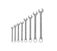 GEDORE Assortiment de clés mixtes, 8 pièces, Tailles 10 à 24 mm, Contre-Coudées, 12 pans, Profil UD, Jeu de clés, 1 B-08
