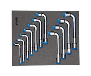 Gedore Clé à tube double Gedore dans le module Check-Tool, 11 pcs Quantité:1