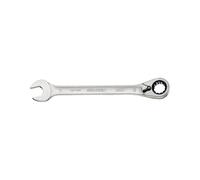 GEDORE Clé mixte à cliquet 7 UR ouv. de clé 16 mm L. 212 mm commutable, côté ...