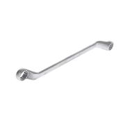 GEDORE Clé polygonale double, Taille 21+24 mm, Contre-coudée, Coudée à 5°, fine, 12 pans, Profil UD, Clé, 2 21X24