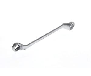 GEDORE Clé polygonale double, Taille 38+42 mm, Contre-coudée, Coudée à 5°, fine, 12 pans, Profil UD, Clé, 2 38X42