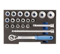 Gedore Composition de douilles 1/2"", en module 1/2 L-BOXX 136 - 1100 CT1-19