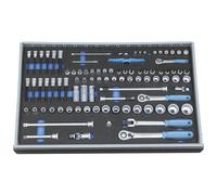 Gedore Composition de douilles 1/4""-3/8""-1/2"" en module d'outils CT 4/4, 91 pièces - 2005 CT4-U-20