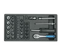 Gedore Composition de douilles 1/4"" en module ES 1/3 - 1500 ES-20