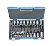 Gedore Composition de douilles tournevis 1/2""+1/4"" - 19 TX 20