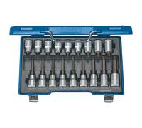 Jeu de douilles-embouts Gedore 6138510 18 pièces Propulseur: 1/2\ (12.5 mm) 1 pc(s)
