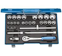 GEDORE D 19 VMU-10 Ensemble de douilles d'outil 1/2" 28 pièces UD 10-36 mm