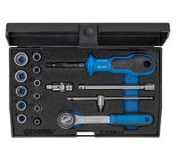 GEDORE D 20 EMU-3 Ensemble de douilles d'outil 1/4" 17 pièces profil UD 4-13 mm