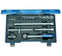 GEDORE D 30 GMU-3 Jeu de clés à douilles 3/8" 17 pièces UD-Profil 6-19 mm