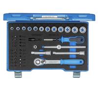 GEDORE D 30 KMU-20 Jeu de clés à douilles 3/8" 40 pièces IN-IS-PH-PZ-TX-XZN