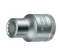 Gedore Douille D 19 1/2 po. 12 pans ouv. de clé 1.3/16 po. L. 43 mm GED Quantité:1