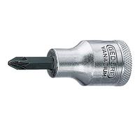 Gedore Embout tournevis IKS 19 PZD 2 – Pozidriv PZ 2 – 1/2" (12,5 mm)