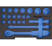 GEDORE EI-1100 CT1-19 Module de mousse 1/2 L-BOXX 136 vide, 2836017