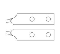 Gedore Gedore Paire de pointes de rechange droites Ø 3,5 mm Quantité:1