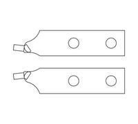 Gedore Gedore Paire de pointes de rechange droites Ø 4,5 mm Quantité:1