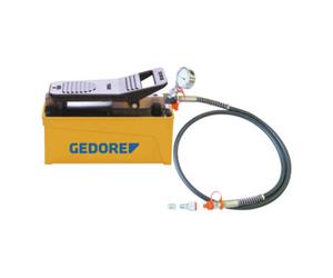 Gedore Gedore Pompe hydraulique pneumatique avec manomètre Quantité:1