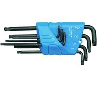 GEDORE H 43 KTX-07 Jeu de tournevis coudés dans un support, 7 pièces TX T10-T40