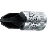 Gedore IKS 20 PZD 1 6187130 vis Pozidriv Embout de tournevis PZ 1 1/4 (6.3 mm)