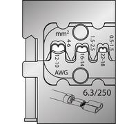 Gedore Insert modulaire pour fiches et languettes 6,3 - 8140-11