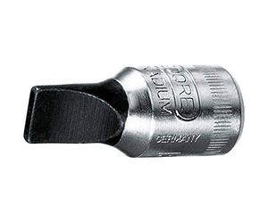 Gedore IS204X0, 8 Prise de bit Tournevis 1/4" 4 x 0,8 mm vis à tête Fendue