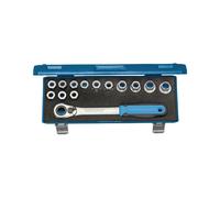 Gedore Jeu de clés à douille 19 SKU-20 1/2 po. 6 pans 14 pces 10 24 mm 6 pans mallette en Quantité:1