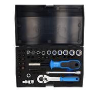 Gedore Jeu de clés à douille Gedore 1/4, 40 pièces''. Quantité:1