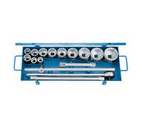 Gedore Jeu de clés à douille Gedore 3/4'' 16 pièces, hexagone 22-60 mm (32FMZ) Quantité:1