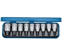 GEDORE Jeu de clés à douille IN 19 PM 9 pièces 1/2 po. 5 - 17 mm pour 6 pans ...
