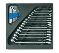 Gedore Jeu de clés mixtes Gedore dans le module 2/3 ES (jeu de clés mixtes 1500 ES-1 B) Quantité:1