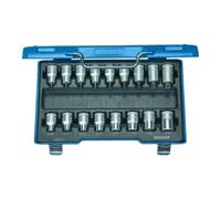 Juego de vasos destornilladores 1/2" 17 pzas TX