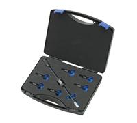 Gedore Jeu d'inserts filetés avec poids de frappe de 200 g, 7 pièces - 1.81/K-1