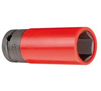 GEDORE K 19 LS 21 Embout pour visseuse 1/2" avec manchon de protection, 21 mm