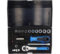 Gedore Jeu de clés à douille Gedore 1/4, 40 pièces''. Quantité:1