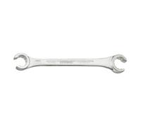 Gedore Clé polygonale à tuyauter 400 11X13 – 11+13 mm, coudée 15°, 6 pans, pour conduite de frein