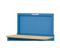 Gedore Paroi arrière Gedore vide, peut être fixée à l'établi 1504 XL et 1506 XL, dimensions : H 640 x L 1190 x P 70 mm Quantité:1