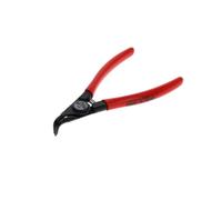GEDORE Pince de montage pour circlips extérieurs, Avec ressort d’ouverture/protection anti-pincement, coudée à 90°, Diamètre des pointes : 0,9 mm, 8000 A 01