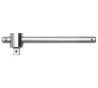 GEDORE Poignée transversale rouge avec pièce coulissante 1/4" - Longueur : 115 mm.